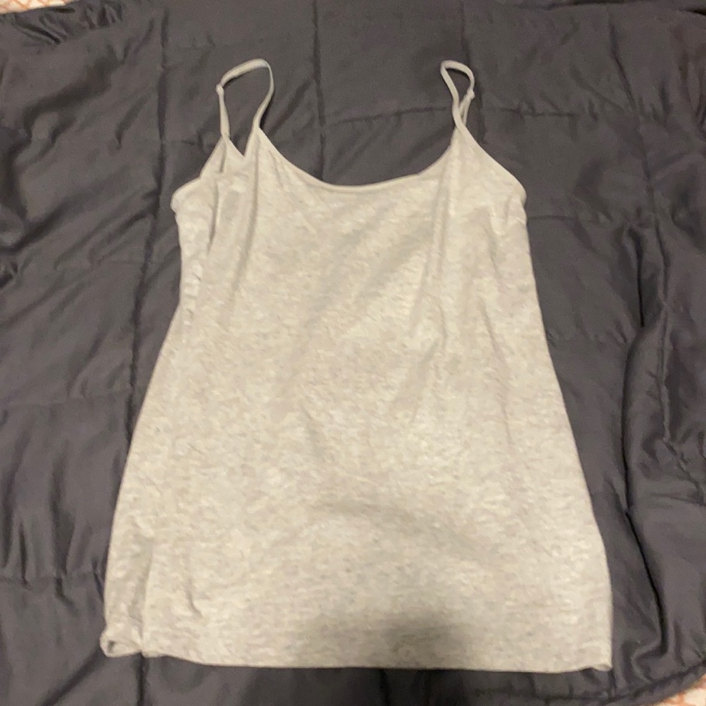 cute grey cami top